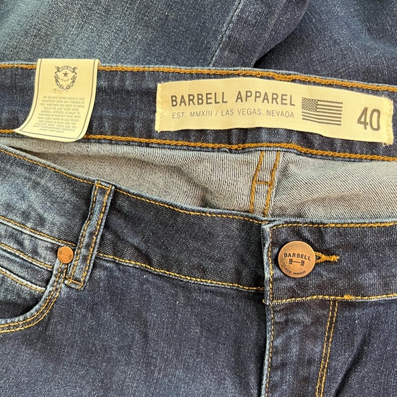 Barbell Other - NEW Barbell Straight Athletic Fit Jeans Size 40